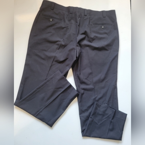 Lauren Ralph Lauren Micro Houndstooth Print Dress Pants W40 L30 in Black - Picture 2 of 10